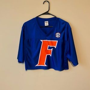 VS PINK UF University of Florida Gators cropped jersey